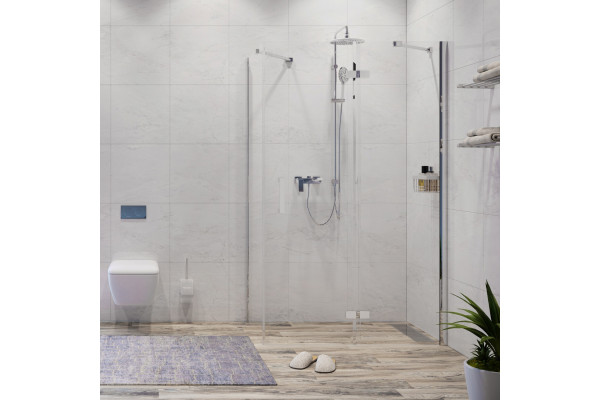 Душевой уголок Wasserkraft Aller White 10H06RWHITE 120x80 см прямоугольный, двери распашные