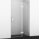 Душевая дверь в нишу Wasserkraft Aller White 10H05RWHITE 120 см распашная, стекло прозрачное
