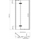 Душевая дверь в нишу Wasserkraft Aller White 10H05LWHITE 120 см распашная, стекло прозрачное