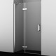 Душевая дверь в нишу Wasserkraft Aller 10H05-SPL 120 см распашная, стекло прозрачное