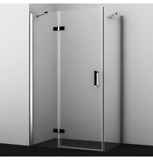 Душевой уголок Wasserkraft Aller 10H10LBLACK MATT 120x100 см прямоугольный, двери распашные