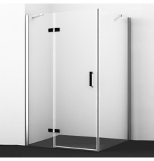 Душевой уголок Wasserkraft Aller Black 10H10LBLACK 120x100 см прямоугольный, двери распашные