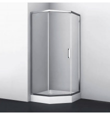 Душевой уголок Wasserkraft Naab 86S11 90х90 см двери раздвижные, стекло прозрачное