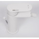 Смеситель для биде Wasserkraft Mindel 8506 белый однорычажный, высота излива 9.1 см