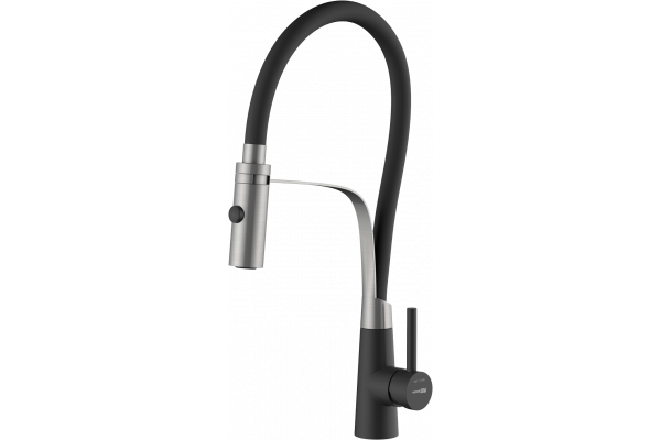 Смеситель для кухни Wasserkraft A8417 magic black однорычажный, высота излива 25 см
