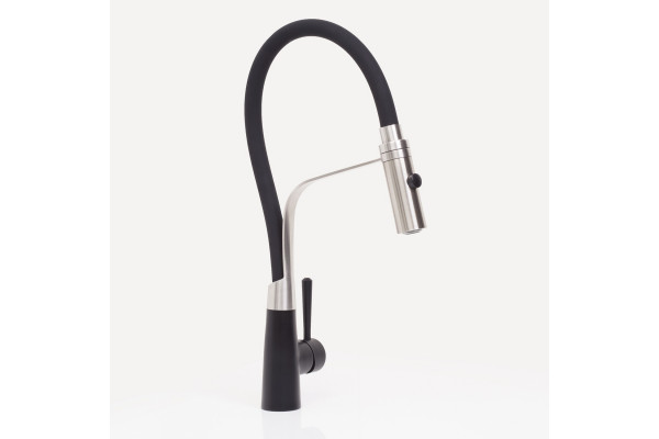 Смеситель для кухни Wasserkraft A8417 magic black однорычажный, высота излива 25 см