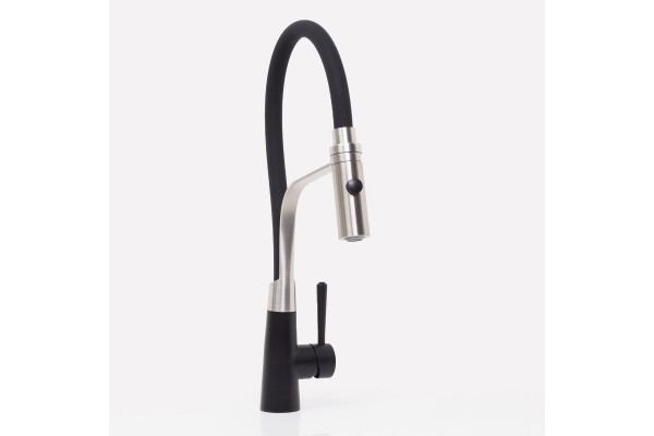 Смеситель для кухни Wasserkraft A8417 magic black однорычажный, высота излива 25 см