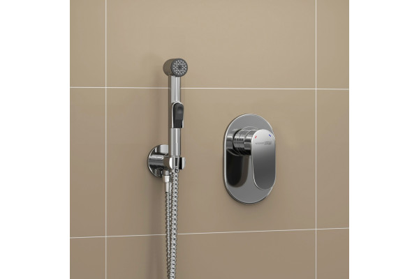Гигиенический душ Wasserkraft A11056 шланг 100 см хром,  в современном стиле