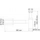 Сифон для раковины Wasserkraft A072 хром, выпуск боковой