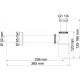 Сифон для раковины Wasserkraft A071 хром, выпуск боковой