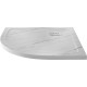Поддон для душа Wasserkraft Rhin 44T01 90x90 четверть круга, низкий