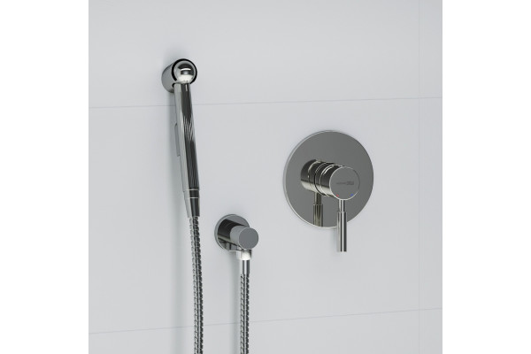 Гигиенический душ Wasserkraft A14156 шланг 100 см хром,  в современном стиле