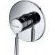 Гигиенический душ Wasserkraft A14157 шланг 120 см хром,  в современном стиле