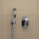 Гигиенический душ Wasserkraft A11057 шланг 120 см хром,  в современном стиле