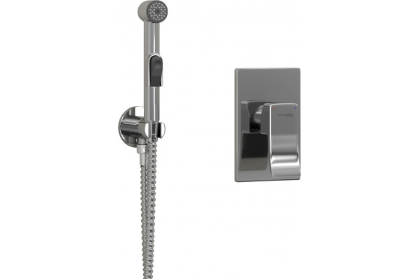 Гигиенический душ Wasserkraft A010657 шланг 120 см хром,  в современном стиле