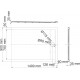 Поддон для душа Wasserkraft Neime 19T36 140x90 прямоугольный, низкий