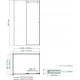 Душевой уголок Wasserkraft Vils 56R15 110x90 см прямоугольный, двери раздвижные