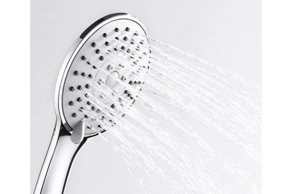Душевой комплект Wasserkraft Dill 6151 смеситель + душевой гарнитур + шланговое подключение хром,  в современном стиле