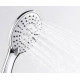Душевой комплект Wasserkraft Dill 6151 смеситель + душевой гарнитур + шланговое подключение хром,  в современном стиле