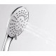 Душевой комплект Wasserkraft Dill 6151 смеситель + душевой гарнитур + шланговое подключение хром,  в современном стиле