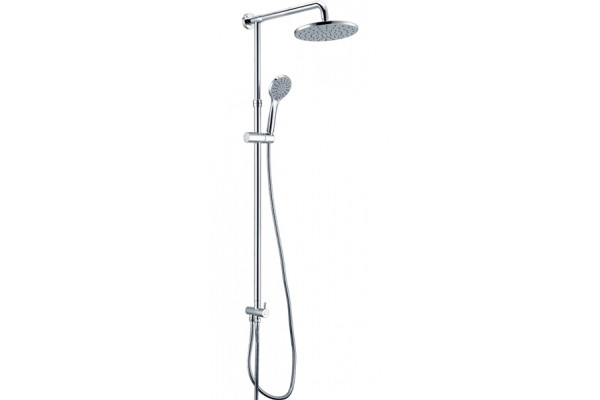 Душевая стойка Wasserkraft A066 хром, штанга 120 см, шланг 150 см