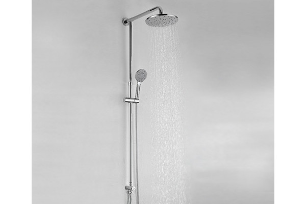 Душевая стойка Wasserkraft A066 хром, штанга 120 см, шланг 150 см