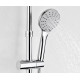 Душевая стойка Wasserkraft A066 хром, штанга 120 см, шланг 150 см