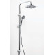 Душевая стойка Wasserkraft A017 хром, штанга 116.1 см, шланг 150 см