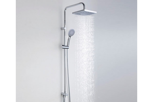 Душевая стойка Wasserkraft A017 хром, штанга 116.1 см, шланг 150 см