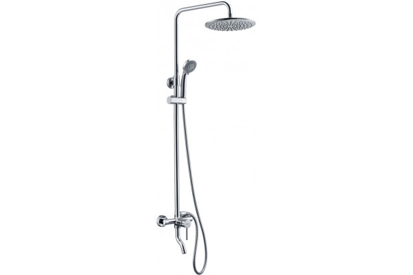 Душевая стойка Wasserkraft A14401 хром, штанга 125 см, шланг 150 см