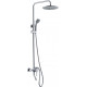 Душевая стойка Wasserkraft A14401 хром, штанга 125 см, шланг 150 см