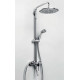 Душевая стойка Wasserkraft A14401 хром, штанга 125 см, шланг 150 см
