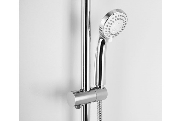 Душевая стойка Wasserkraft A14401 хром, штанга 125 см, шланг 150 см