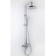 Душевая стойка Wasserkraft A12202 хром, штанга 132.8 см, шланг 150 см