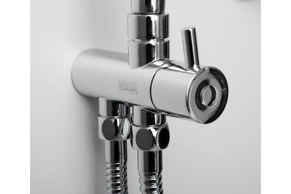 Душевая стойка Wasserkraft A039 штанга 111.6 см, шланг 150 см