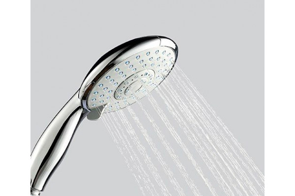 Душевой гарнитур Wasserkraft A004 хром, штанга 66.8 см, шланг металлический 150 см