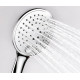 Душевая лейка Wasserkraft A060 хром, 3 режима