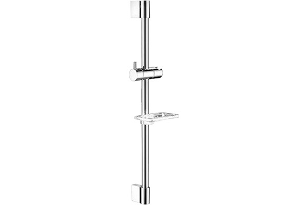 Душевая штанга Wasserkraft A063 хром, 66.5 см, с полочкой-мыльницей