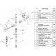 Смеситель Wasserkraft A8027 для кухонной мойки, матовый хром, однорычажный, высота излива 20.8 см