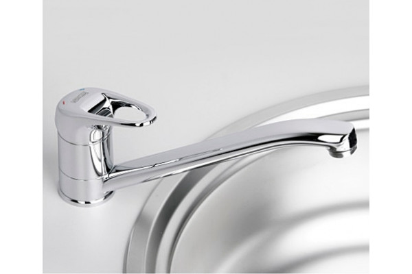 Смеситель Wasserkraft Oder 6307 для кухонной мойки однорычажный, хром