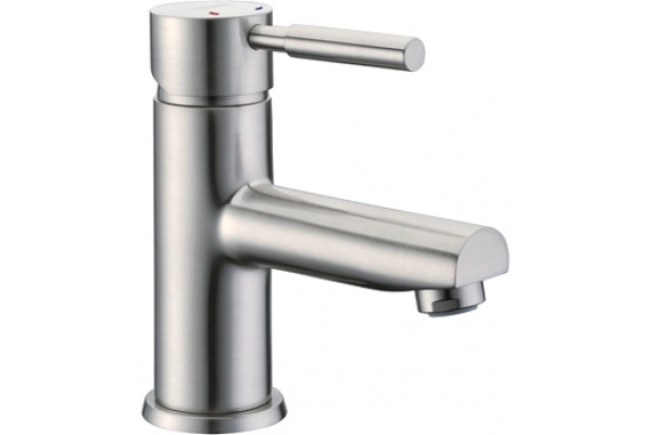 Смеситель Wasserkraft Wern 4203 для раковины, матовый хром, однорычажный, высота излива 6.2 см