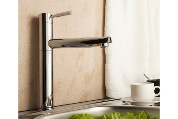 Смеситель Wasserkraft Main 4107 для кухонной мойки однорычажный, хром