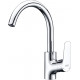 Смеситель Wasserkraft Lippe 4507 для кухонной мойки однорычажный, хром