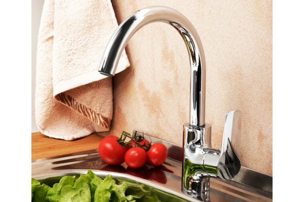 Смеситель Wasserkraft Lippe 4507 для кухонной мойки однорычажный, хром
