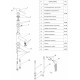 Смеситель Wasserkraft Main 4108 для раковины с гигиеническим душем, однорычажный, хром