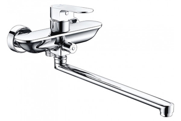 Смеситель Wasserkraft Dinkel 5802L универсальный однорычажный, хром