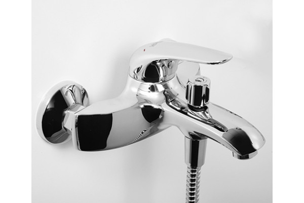 Смеситель Wasserkraft Rossel 2801 для ванны с душем, однорычажный, хром