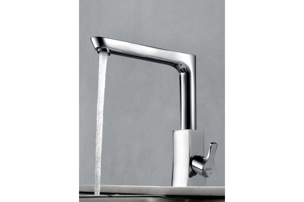 Смеситель Wasserkraft Berkel 4807 для кухонной мойки однорычажный, хром