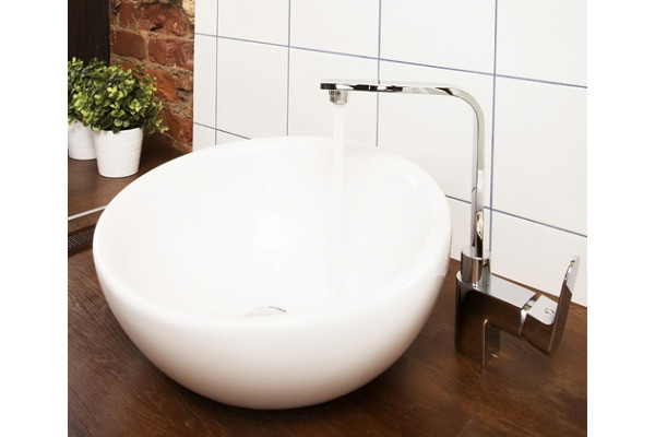 Смеситель Wasserkraft Dinkel 5807 для кухонной мойки однорычажный, хром