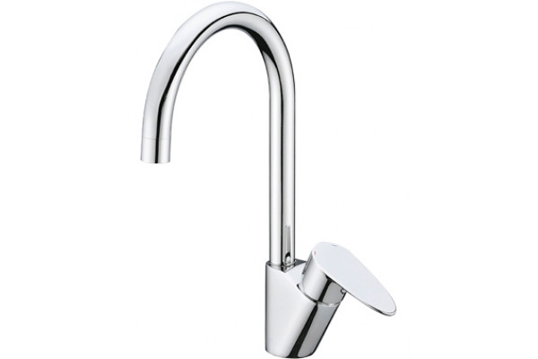 Смеситель Wasserkraft Leine 3507 для кухонной мойки однорычажный, хром
